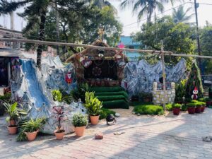 समस्तीपुर में क्रिसमस के मौके पर चर्च की आकर्षक सजावट